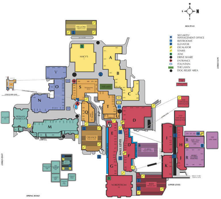 Oakbrook Center Hinsdale Magazine Group   Oakbrookcentermap 768x693 