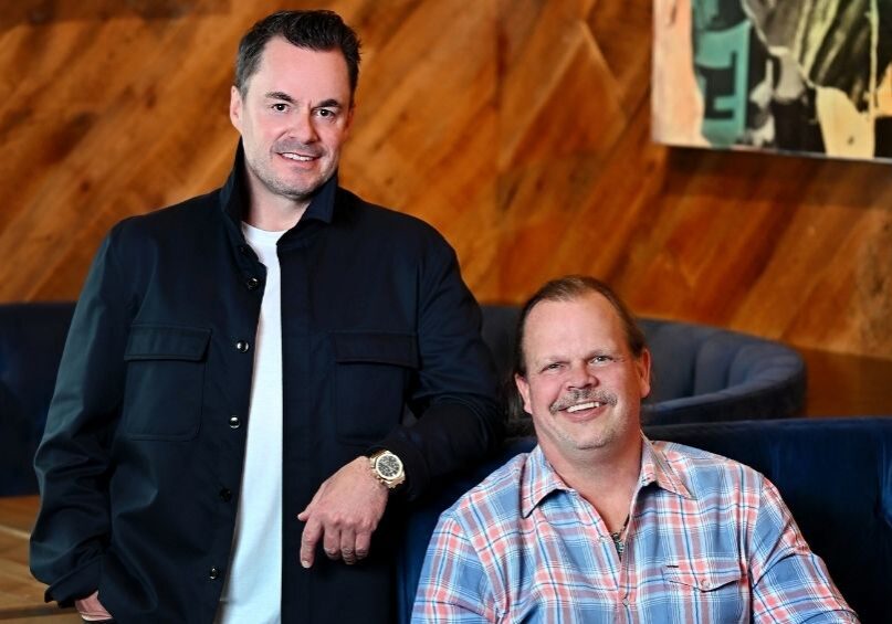 Restaurateurs and longtime business partners Todd Davies and Tim Canning have helped shape the evolution of downtown Downers Grove through a growing collection of hospitality concepts built on community.
<i>Photo by Victor Hilitski</i>