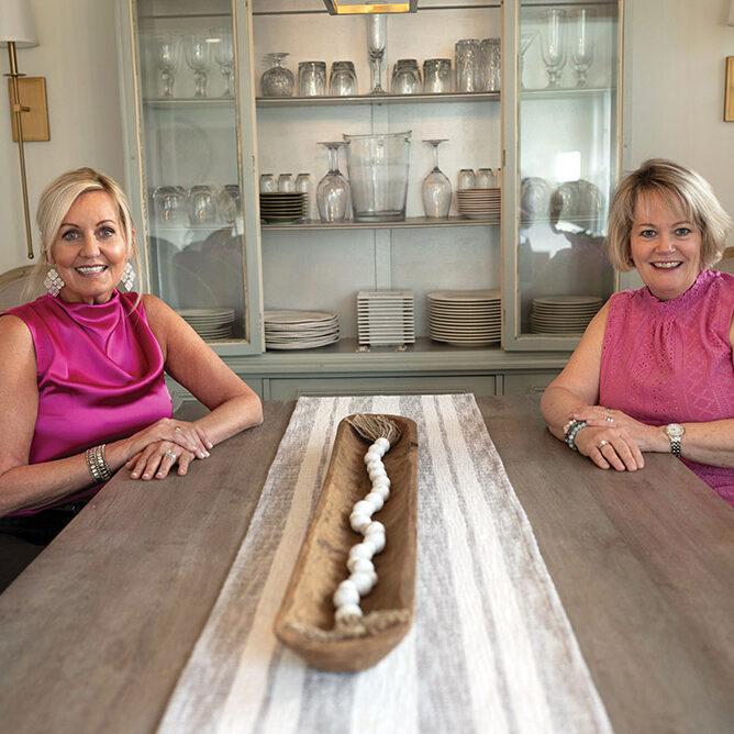 Terri Doney (left) and co-founder Barb Thayer are “sisters” in the group, My Breast Cancer Sisters