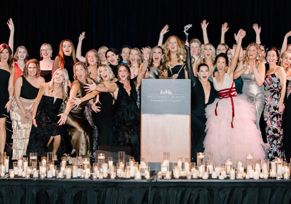 Clarendon Hills Chapter of the Infant Welfare Society (CHIW) is composed of 50 volunteers who are dedicated to fundraising and supporting the Angel Harvey Family Health Center in Chicago. <br><i>Photos courtesy of the CHIW Light Up the Night Masquerade Ball in 2025</i>
