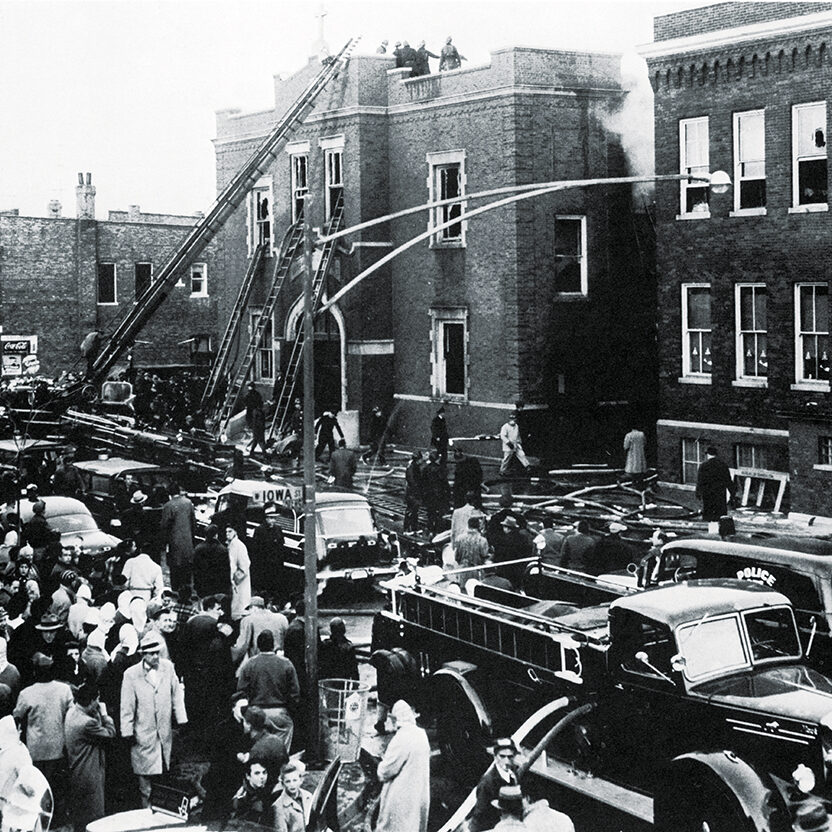 On December 1st, 1958, Our Lady of the Angels School on Chicago's near west side- burned down.